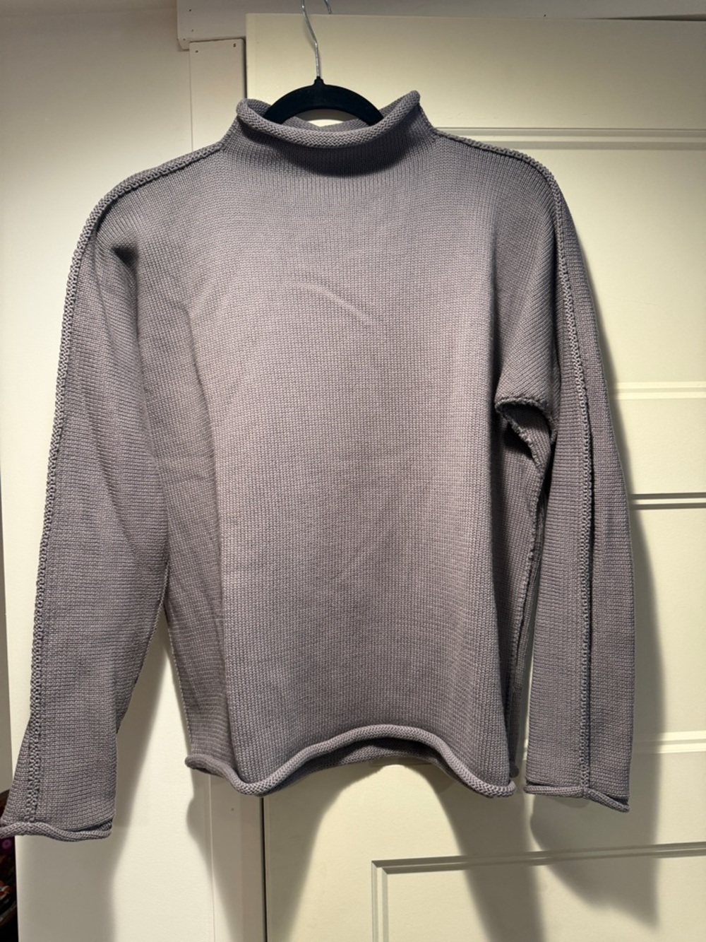 Frank & Eileen Lavender Gray Turtleneck Sweater